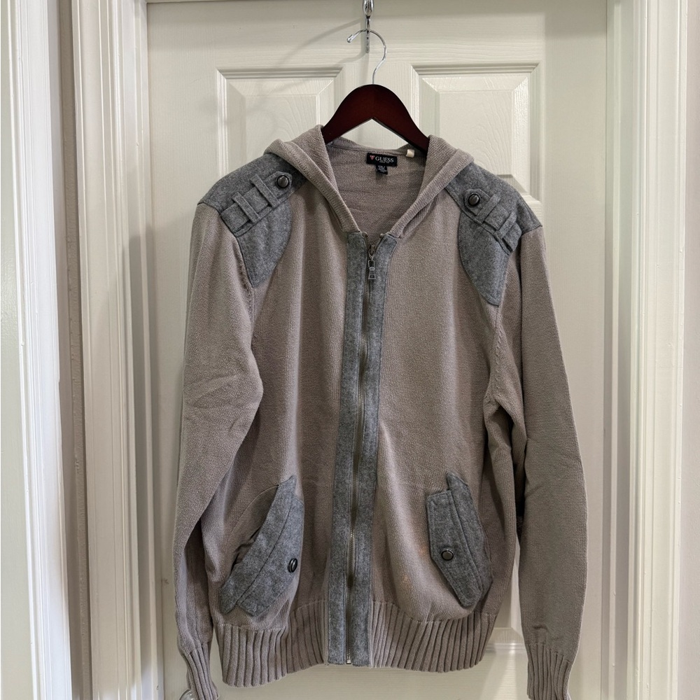 Guess Taupe Knit Sweater